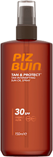 Olje v spreju za sončenje in intenzivnejšo porjavitev Tan & Protect, ZF 30 PIZ BUIN