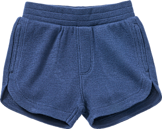 Shorts aus Sweat mit Waffel-Struktur, blau, Gr. 80 ALANA