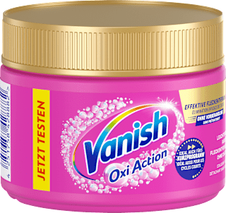 Fleckenentferner Pulver Oxi Action Pink Vanish