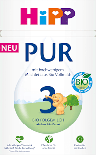 Folgemilch 3 Pur ab dem 10. Monat HiPP