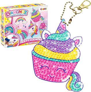 Diamondz Key-Chain Unicorn Set  CRAZE