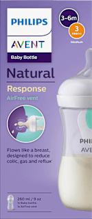 Babyflasche Natural Response AirFreeVentil, ab dem 3. Monat, 260ml PHILIPS AVENT