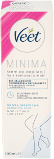 MINIMA depilační krém pro citlivou pokožku Veet