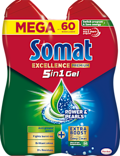 Gél do umývačky riadu Excellence Premium 5v1  Somat