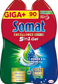 Gél do umývačky riadu Excellence Premium 5v1 Somat