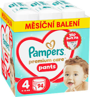 plenkové kalhotky, velikost 4 Pampers Premium Care
