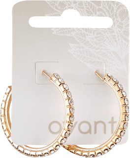 Minđuše u boji zlata sa cirkonima avanti