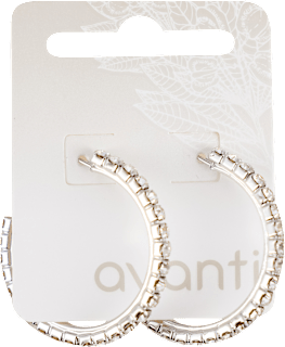 Alke u boji srebra sa svetlucavim kamenčićima avanti