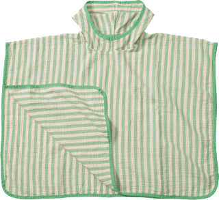Badeponcho aus Musselin, grün, Gr. 0 ALANA