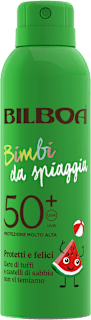 Spray solare Bimbi in spiaggia SPF50+ Bilboa