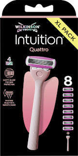 Női borotva Intuition Quattro XL Csomag WILKINSON SWORD