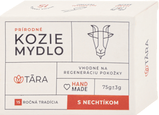 Prírodné kozie mydlo s nechtíkom TĀRA
