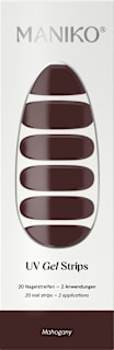 UV Nagelfolien Mahogany Maniko
