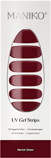 UV Nagelfolien Merlot Sheer Maniko
