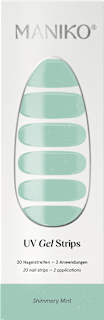 UV Nagelfolien Pediküre Shimmery Mint Maniko