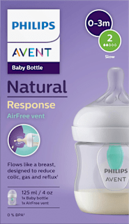 Babyflasche Natural Response AirFreeVentil, von Geburt an, 125ml  PHILIPS AVENT