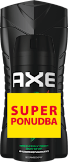Gel za tuširanje + deodorant v spreju Africa - super ponudba AXE