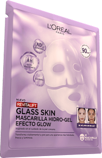 Mască față hidro-gel glass skin  L'ORÉAL PARiS REVITALIFT