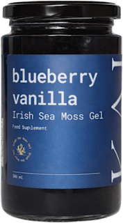 Irish Sea Moss gel, okus veganska borovnica z vaniljo KAI