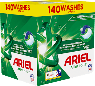 Allin1 PODS Mountain Spring kapsule za veš 140 pranja ARIEL