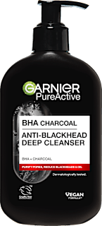 Čistiaci pleťový gél proti čiernym bodkám BHA Charcoal GARNIER PureActive