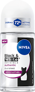 Dezodorant roll on Authentic Black&White  NIVEA