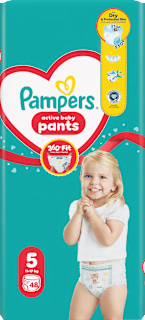 Гащички - размер 5 (11-17 kg) Pampers active baby