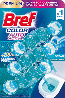 Zawieszka do WC Color Auto Active Ocean, 3x50g Bref