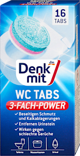 Таблетки за тоалетна, 16x25g Denkmit