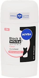 Deo stift Black & White Invisible Clear  NIVEA