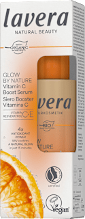 Siero viso GLOW BY NATURE con Vitamina C&E lavera NATURKOSMETIK