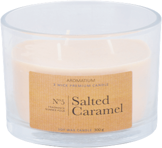 Vonná sviečka Salted Caramel AROMATIUM