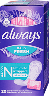 Tisztasági betét Daily Fresh Odour lock Normal always