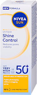 Napozó arckrém FF50, Shine Control NIVEA SUN