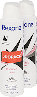 Deo spray Invisible Pure Duopack Rexona