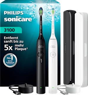 Elektrische Zahnbürste 3100 schwarz & weiß Philips Sonicare