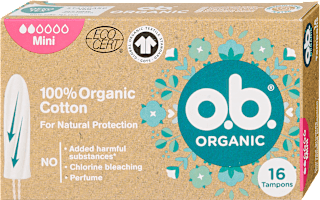 Tampon Organic, Mini O.B.