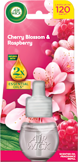 Essential Oils tekutá náplň do elektrického přístroje třešňový květ a malina AIR WICK