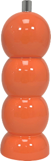 Salz-/Pfeffermühle aus Holz/Metall, orange (5,7x17 cm) Dekorieren & Einrichten