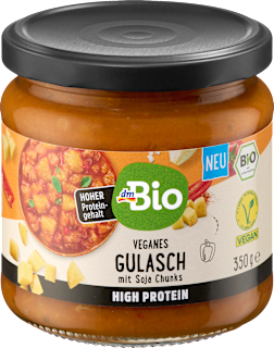 veganský guláš se sójovými kousky dmBio