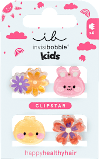 Haarklammern Clipstar Kids Glow Bloom  invisibobble