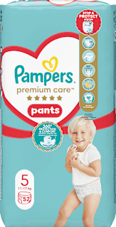 Гащички Premium Care 5 (12-17 kg) Pampers Premium Care