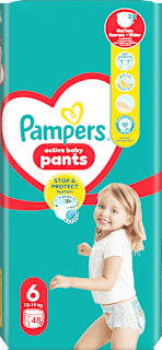 Гащички Pants 360°, размер 6 (14-19 kg) Pampers