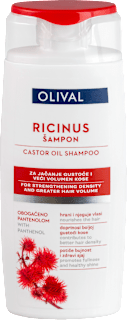 Ricinus šampon za jačanje gustoće i veći volumen kose OLIVAL