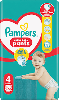Гащички Pants 360°, размер 4 (9-15 kg) Pampers