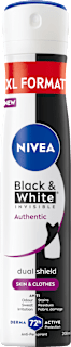 Dámsky antiperspirant v spreji Black & White Invisible Authentic XL NIVEA