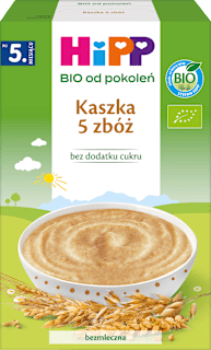 Kaszka 5 zbóż BIO, po 5. miesiącu HiPP