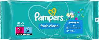 Бебешки мокри кърпи fresh clean Pampers