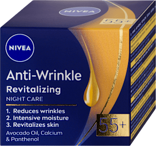 noční pleťový krém Anti Wrinkle 55+ NIVEA