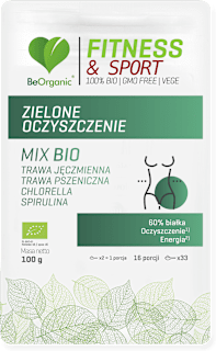 Zielone oczyszczenie w proszku Mix Bio  BeOrganic